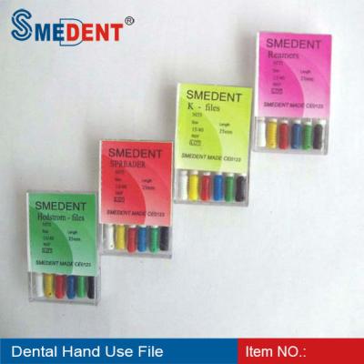 China STAINLESS STEEL DENTAL ENDO FILES (K FILE, H FILE, REAMER, SPREADER, PLUGGER) for sale