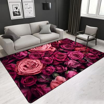 China High quality factory direct sale living room center area rug custom size & thickness for sale