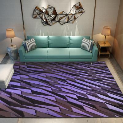 China Custom Image Artistic Modern Design 3D Printed Polyester Fiber Living Room Carpet Hotel Area Rugs for sale