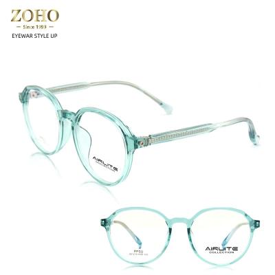 China ZOHO fashion and youth retro anti blue light comfortable eyewear frames safe flexible ultem eyewear frames optical glasses for sale