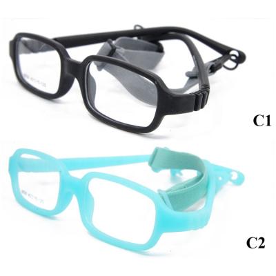 China 14 Colors Tr90 Cute Flexible Reading Glasses Eyeglasses Cute Baby Children Glasses Frames for sale