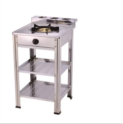 China YG-T01 Hotel Stander Stainless Steel Gas Stove with Brass Cap for sale