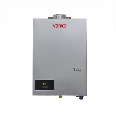 China 12L Force Exhaust Digitaal Gas Waterverwarmer Indoor Op aanvraag Warmwaterverwarmer Te koop