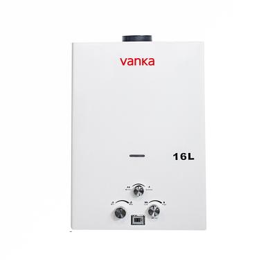 China Balanced Flue Gas Water Heater 16L Natural Gas Instant Water Heater For Home for sale