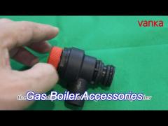 customized gas boiler accessories plastic construction gas boiler safety valve