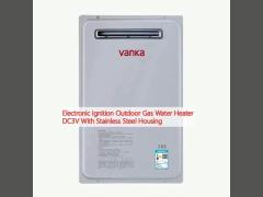 Electronic Ignition Outdoor Gas Water Heater DC3V With Stainless Steel Housing