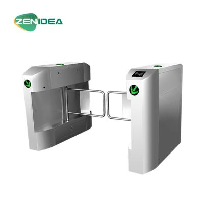 China 1.2mm DC24V Pedestrian Wide Passage Electronic Gate Swing Barrier Turnstile for sale