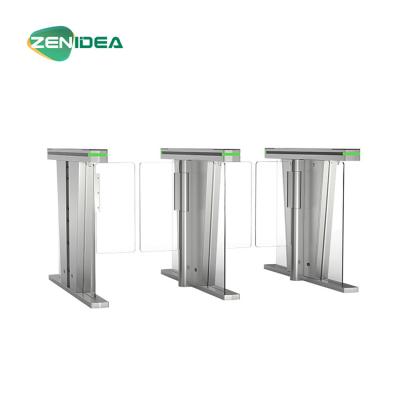 China Access Control High Quality 304 Stainless Steel Fingerprint Face Recognition Automatic Swing Turnstile Barrier Gate for Banks SG12 for sale