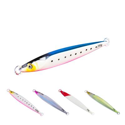 China Lead Artificial Metal Lure Fishing Metal Saltwater Slow Building Jigs 150g 200g for sale