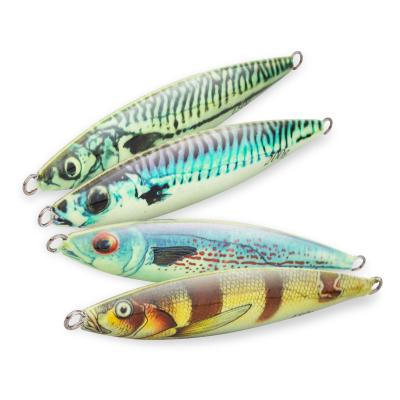 China Metal 3D Printing Metal Slow Jigging Lure Boat Fishing Lead Hard Fishing Jigs for sale