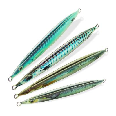 China Metal 3D Printing Speed Sinking Metal Fishing Lure Boat Fishing Fast Jigs Saltwater Jigging Lures for sale