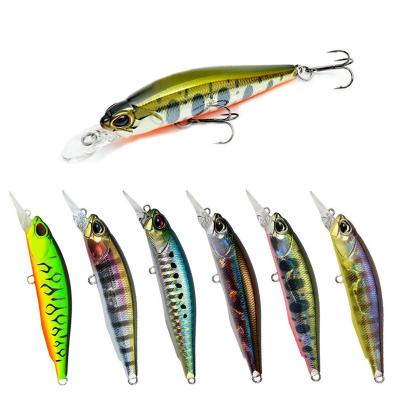 China Plastic 8g Suspending Minnow Fishing Lure Freshwater Artificial Plastic Hard Bass Lure for sale