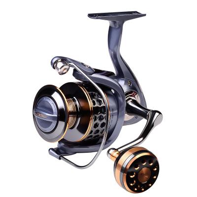 China LEFT HAND Saltwater Spinning Fishing Reel Bearings Lure Line Fishing Metal Fish Wheel for sale