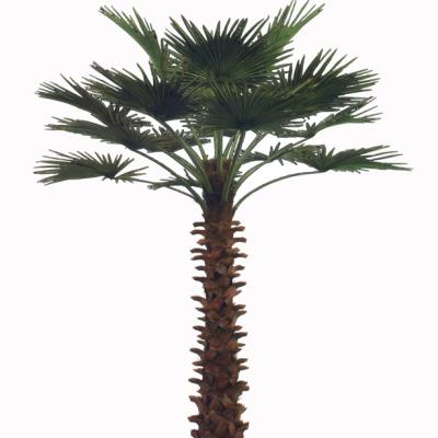 China Wholesale Cheap High Quality Steel Pine Tree Artificial Palm Tree Artistic With Real Bark for sale