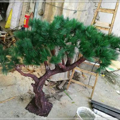 China New Design 1.5 Meters Small Size Decorative Artificial Pine Glass Fiber for sale