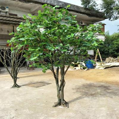 China fiberglass for garden decoration / large fiberglass faux banyan tree indoor and outdoor decoration for sale