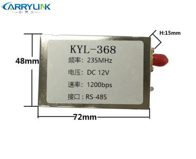 China transceptor audio sem fio do módulo de 223-235mhz RF, módulo do transceptor do VHF de RS232 RS485 à venda