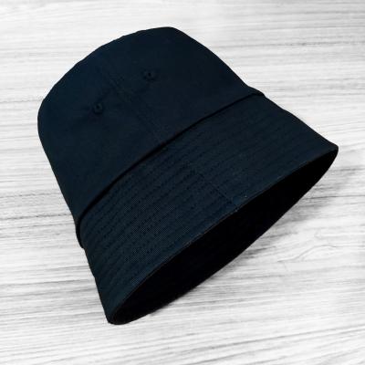 China Custom Embroidered Bucket Hat Black Character Embroidered Bucket Hat for sale