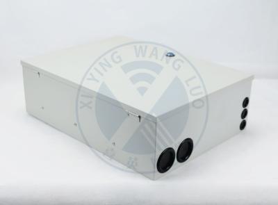 China Indoor Cold rolled steel(SPCC)  Wall Mounted Fiber Optic Distribution Box with 8*1:8 PLC Port SC for sale