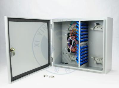 China Outdoor IP65 wall mounted 72 ports fiber optic terminal distribution box for sale