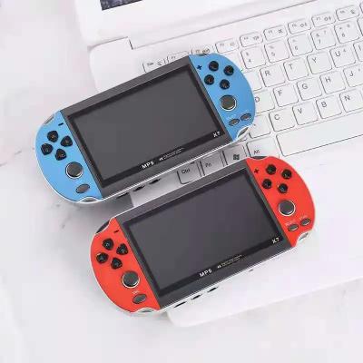 China Dual Players Play 4.3 Inch X7 Games Built In 8g 32bit Classic Video Game Console For Psp Mini Hd Screen Gift Kids Handheld Game Player for sale