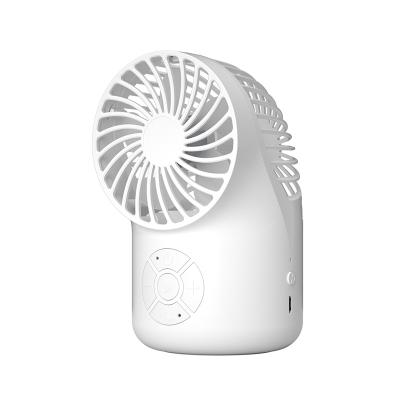 China Hotel Summer Hot Selling Portable Small Wireless Speaker With Mini Fan Fan Speaker for sale