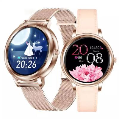 China New Product MK20 Touch Screen Smartwatch 1.09 Inch Dial Lady Wristband Heart Rate Blood Pressure Smart Watch MK20 for sale