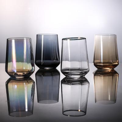 China Newcomers eco-friendly amzon hot sale discounted price geometric shape with gloss painted 10 oz tumbler small quantity custom colors for sale