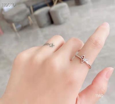 China Trendy Women Fine Custom Rhinestone Accessories Fashion Unicorn Wedding Diamond Ring Gold Stainless Sterling Silver Jewelry for sale