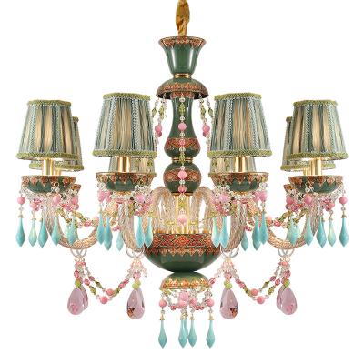 China Brass European Glass Light Lamp Lamp Pendant Lamp Led Hanging Lamps Home Decor Chandelier Rustic Chandeliers for sale