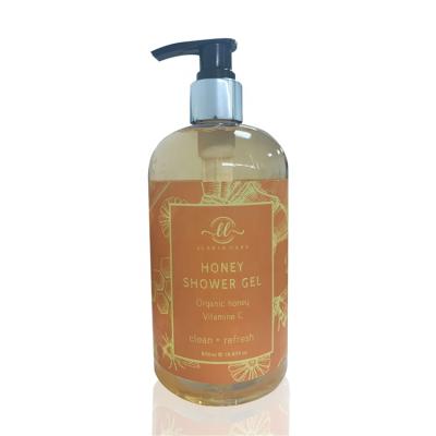 China 500ml Scented Natural Organic Honey Extract Foaming Bath Body Wash Body Shower Gel for sale