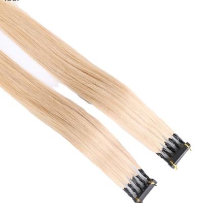 China Fashion Silky Straight Wave Long Lasting Low Price 9 Degree Quality Blonde Silky Hair Bundles for sale