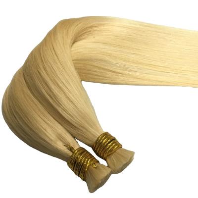 China Good Quality Crystal Thread Silky Hair Extensions Silky Straight Wave Elastic Hair Bundles for sale