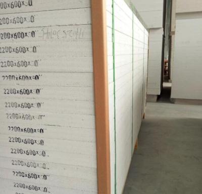 China Modern 2023 New Type Building Material AAC ACC Partition Wall Panels With For External Internal Wall for sale