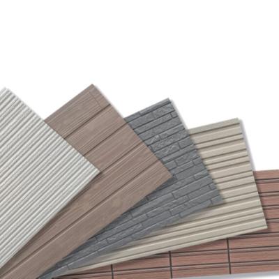 China 2023 Modern Quality Easy Installation Patterned Board Wood Fiber Cement Cladding For Commercial And Civil Buildings for sale