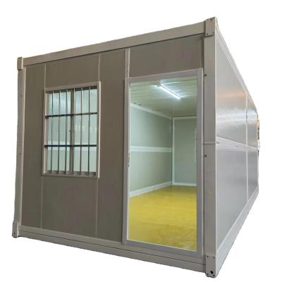 China Construction Factory Price Modern Fast Collapsible Folding Container House With Flat Pack for sale