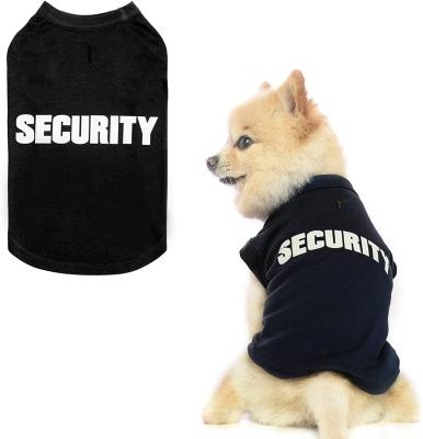 China Qiqu Pet Safety Dog Shirt Summer Dog Clothes T-shirt Dog Clothes Cat Viable Vest for sale