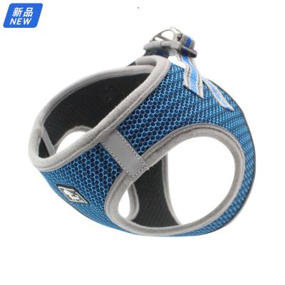 China Sustainable Wholesale Leather Custom Step Adjustable Dog Training Collar Pet Safety No Pull Harness for sale