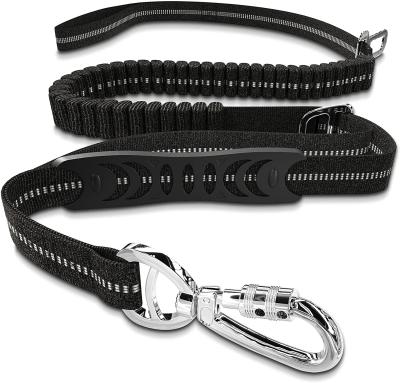 China QIQU PET Dog Leash OEM Luxury Heavy Duty Reflective Leash 6Ft Length For Medium, Bungee Cushioning Large Dogs for sale