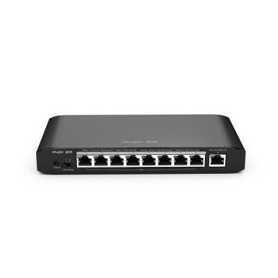 China LACP Direct Selling RG-ES109G-LP 8 Ports POE Network Switch 8 SFP Port for sale