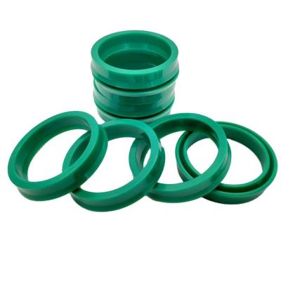 China Small Dark Green Polyurethane Hydraulic Cylinder Piston Type Sealing Ring Compression Deformation YXD Hole 50*42*10 Hole for sale