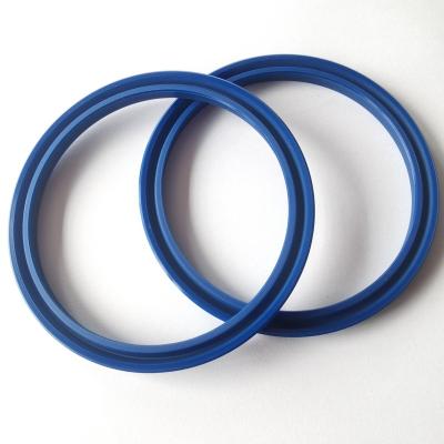 China Small Compression Hydraulic Deformation Seals 40*50*6 PU U Cup Seals Blue Un Piston Rod Seal for sale