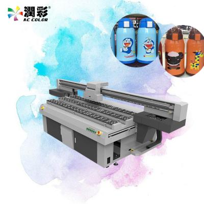 China Bill Printer Round Bottle UV Printer Cylinder Printer Price Glass Bottle UV Printer for sale