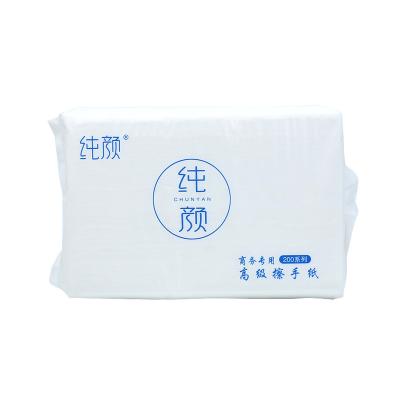 China Absorption N V Z Fold Hand Towel Fold White Paper Hand Towel for sale