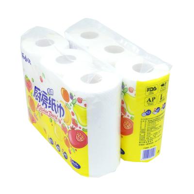 China Water Absorption OEM Dot Embossed Cloth Roll Helper Mother Personal Kitchen Cloth For Rolling Cheap Embossed High Quality White Hygienic for sale