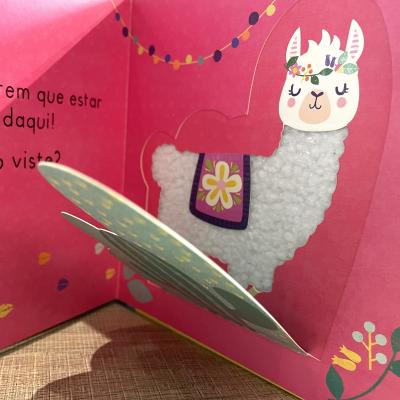 China Touch and feel book,Board book with glitter and flap,Lift Flap Books,Cards Flip Flap Book For Kids for sale