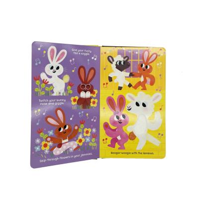 China High Quality Cheap Hot Stamping Touch and Feeling Board Book Printing for sale