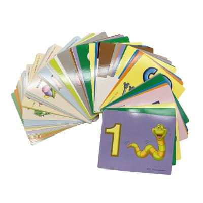 Chine Factory Customized Cheap Children Learning Card Printing Kids Educational Learning Card Playing Game Cards Flash Card à vendre