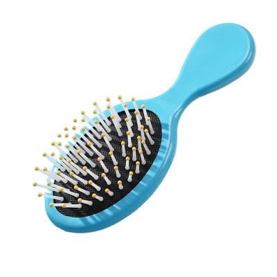 China For Home Use High Quality Wet Air Cushion Frosted Comb Straighten To Customize Logo Air Detangling Massage Abs Cushion Hair Brush for sale