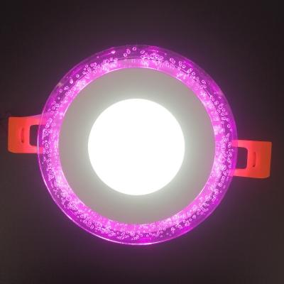 China Long Lifespan Frameless Recessed LED Panel Light RGB CCT Adjustable Ceiling Panel Light Led Panel Light 3inches for sale